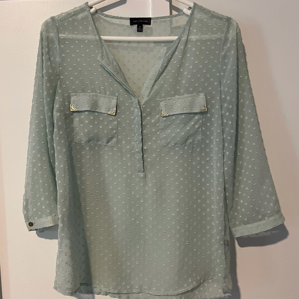 The Limited size XS sea foam / aqua Top / Blouse